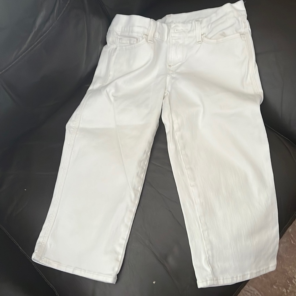 White capri jeans - 7 for all mankind